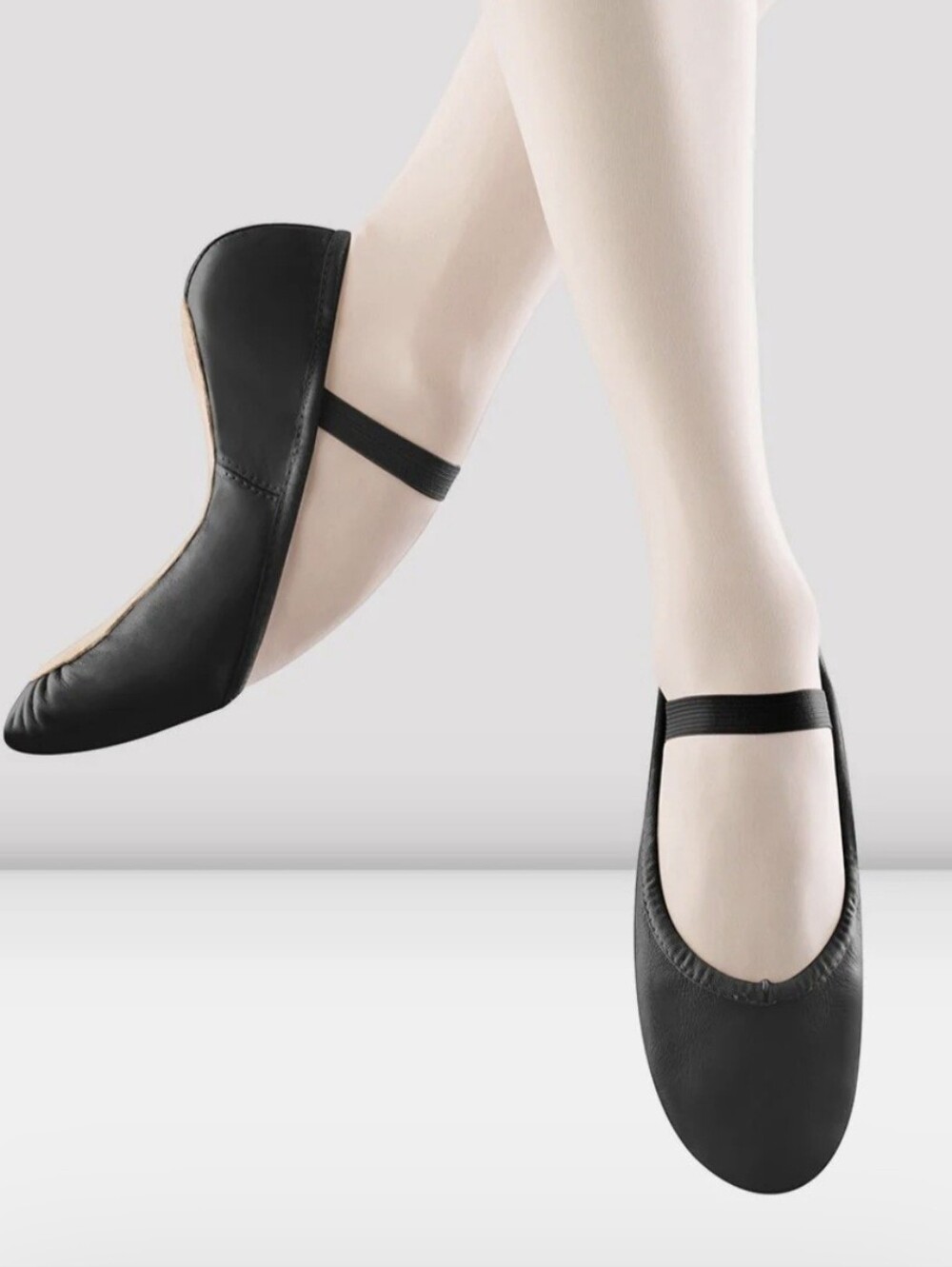 Bloch Ladies Dansoft Leather Ballet Ballerina Shoes Slippers S0205L 8B Black NIB